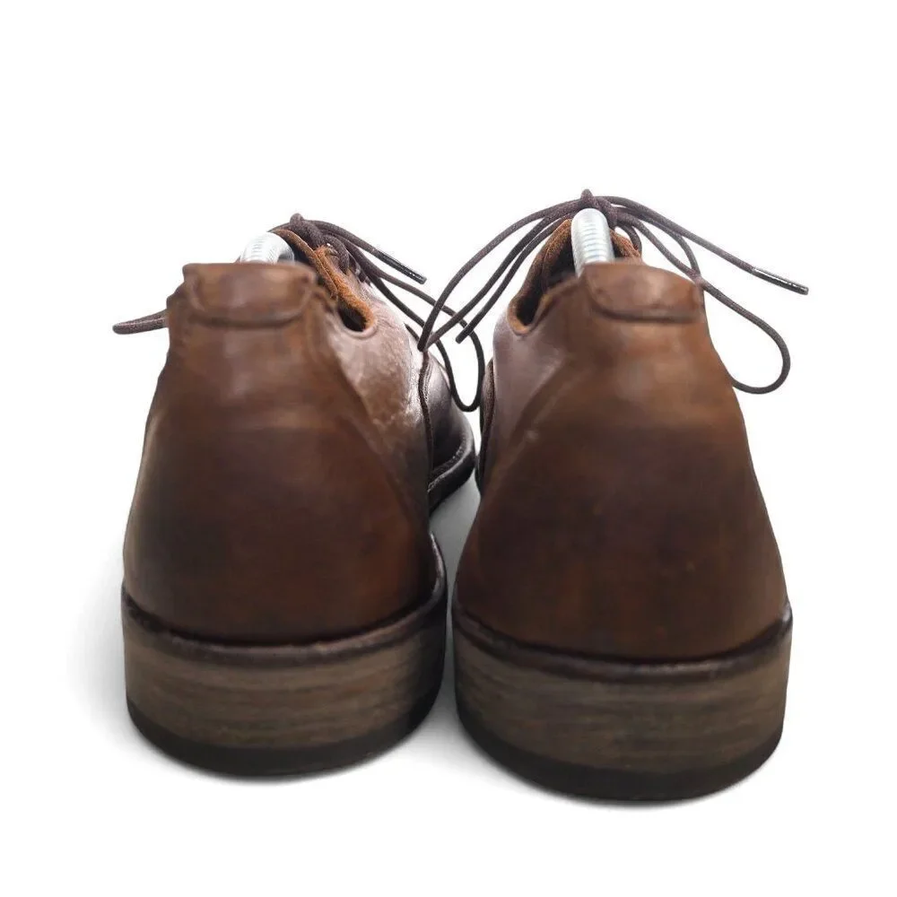 Walk-Over Vintage Collection Cap‎ Toe Leather Oxfords Brown T10137 Men's 11M
